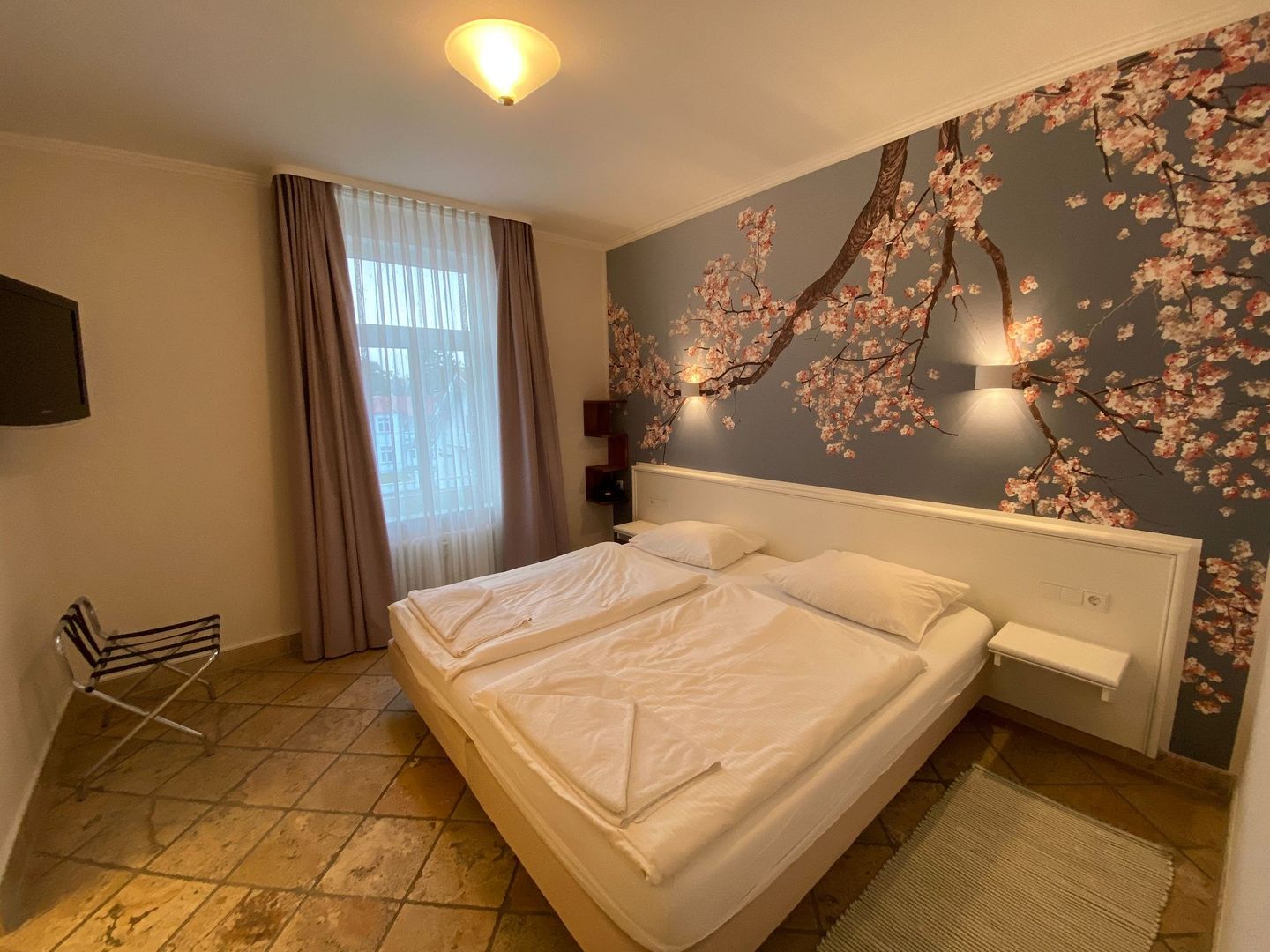 Strandvillen Binz Ferienwohnung mit Meerblick, 1 Schlafzimmer, Sauna und Balkon (SV/712) Insel Rügen - Schlafzimmer