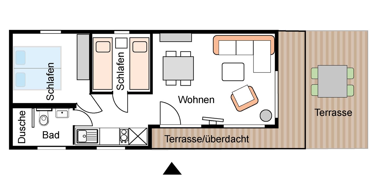 Gronenberger Mühle Haus 18 Scharbeutz - Grundriss