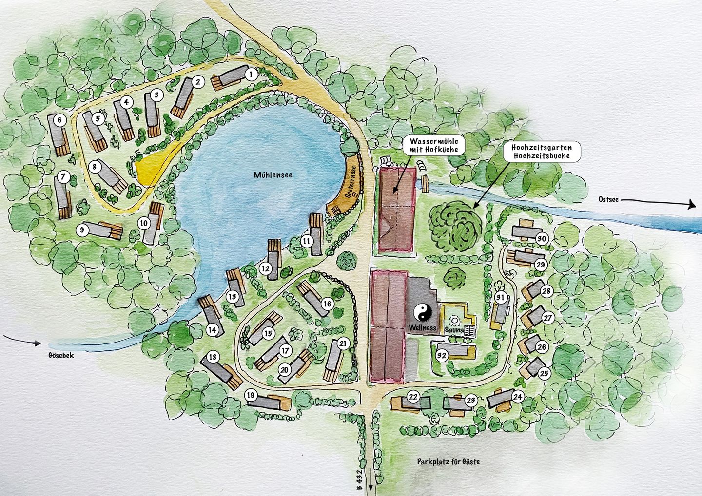 Gronenberger Mühle Haus 19 Scharbeutz - Grundriss