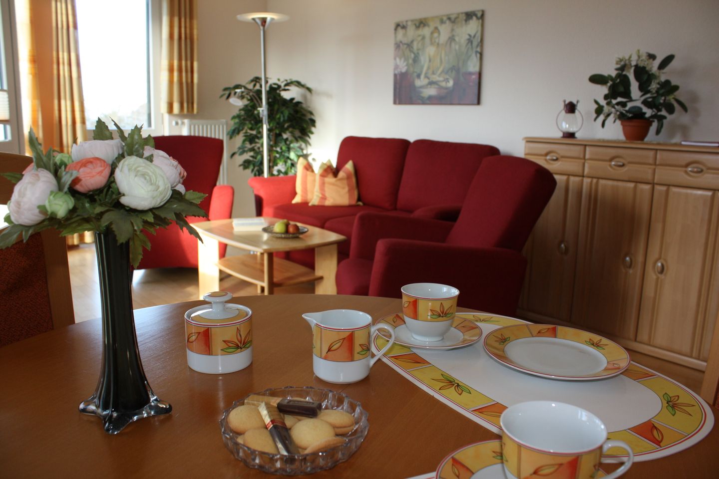  Ferienwohnung i24 Graal-Müritz - Wohnzimmer