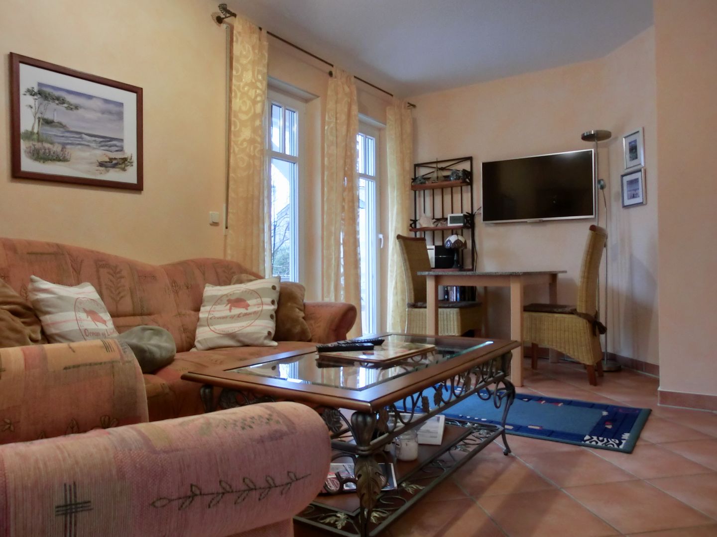  Ferienwohnung D8 "Seehund" Graal-Müritz - Wohnzimmer