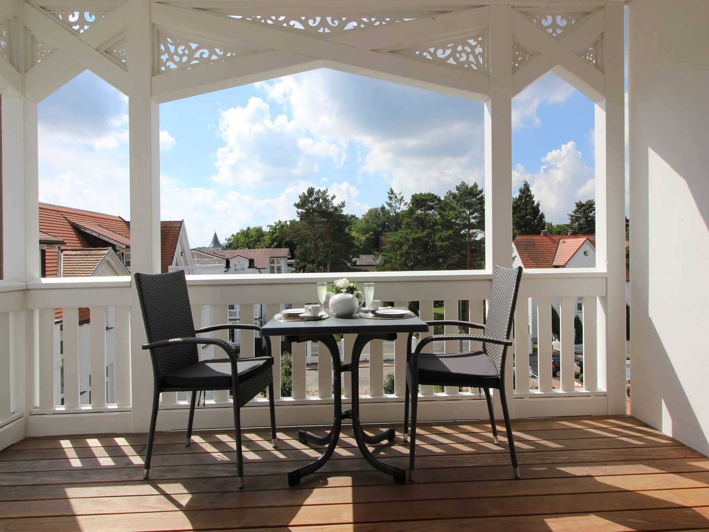 Strandvillen Binz Ferienwohnung mit Meerblick, 2 Schlafzimmern und Balkon (SV/761) Insel Rügen - Balkon