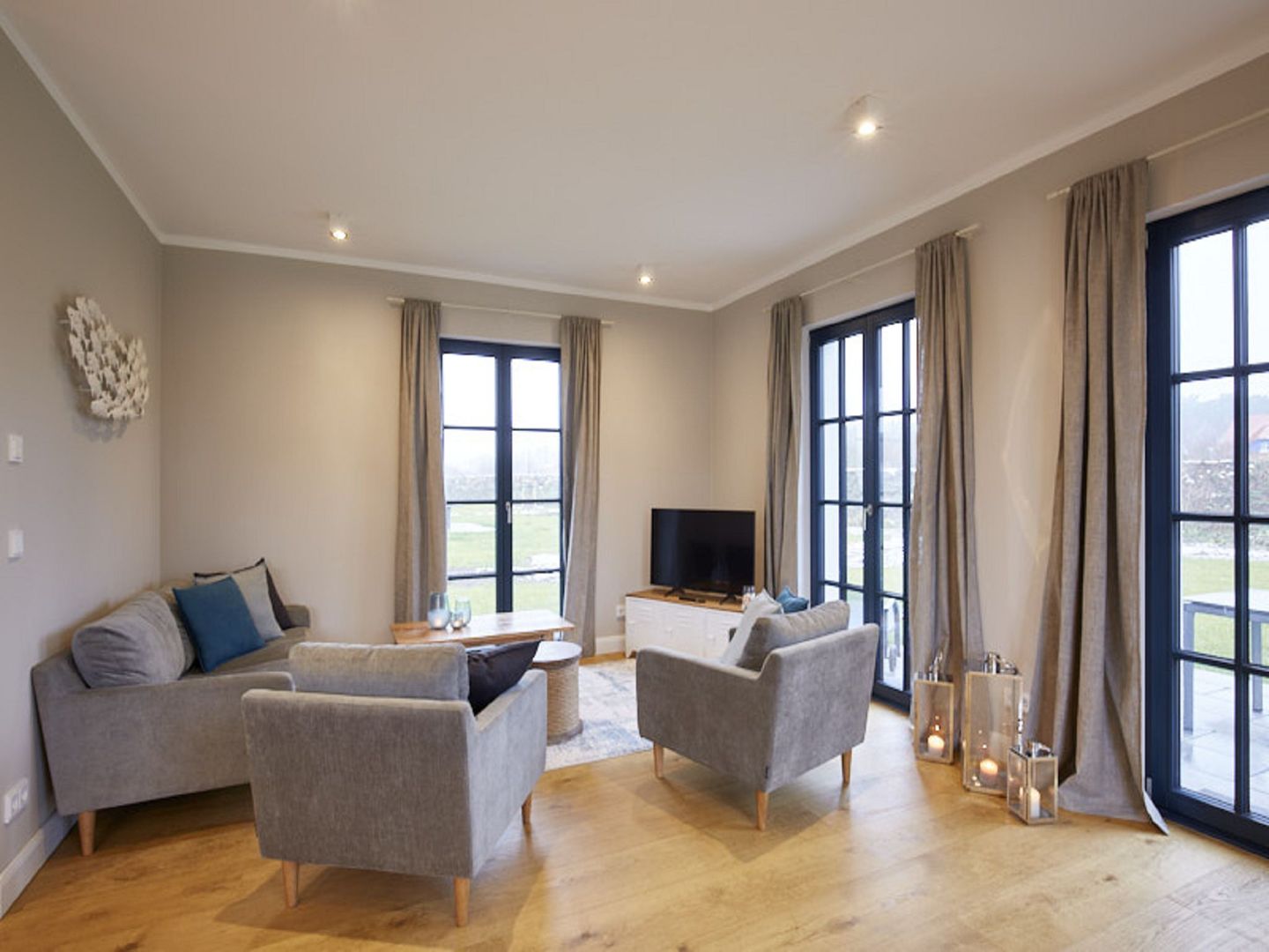 Superior Reetdachvilla mit 2 Schlafzimmern (F02) - Wohnzimmer