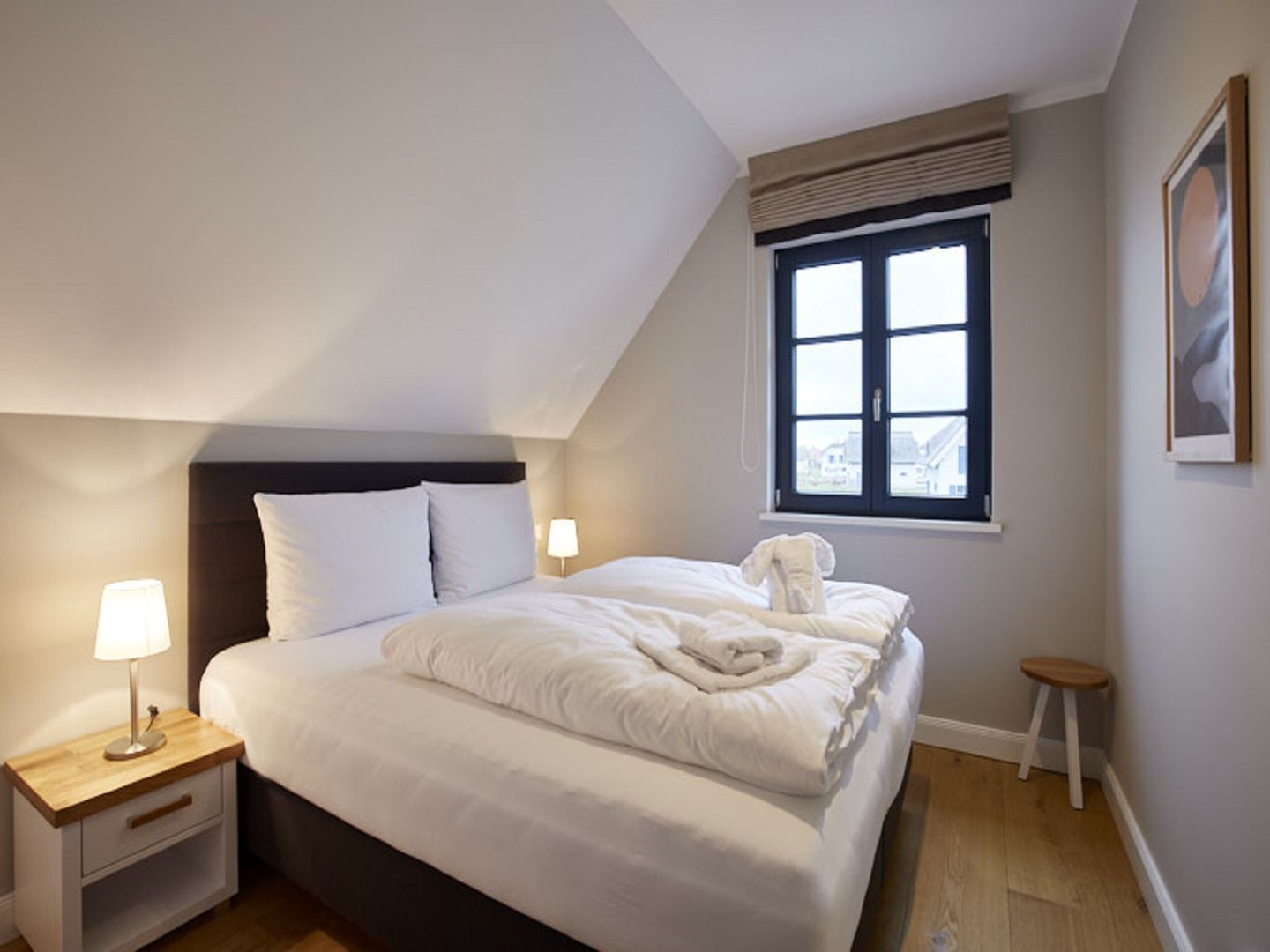 Premium Reetdachvilla mit 3 Schlafzimmern, Sauna und Kamin (F14) - Schlafzimmer