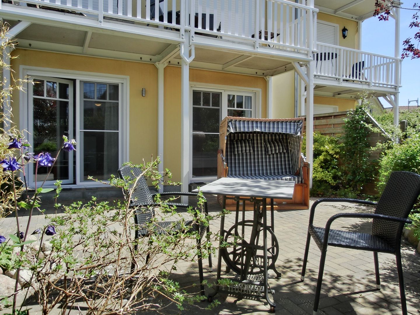  Ferienwohnung K4 Graal-Müritz - Terrasse