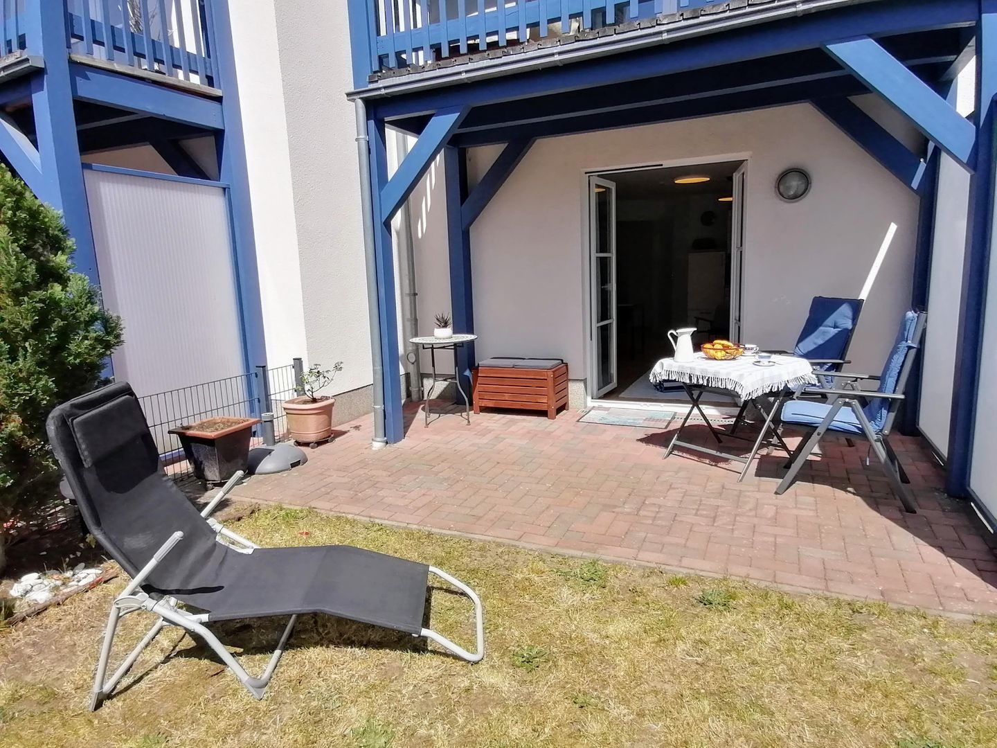  Ferienwohnung M32 "Linde" Graal-Müritz - Terrasse