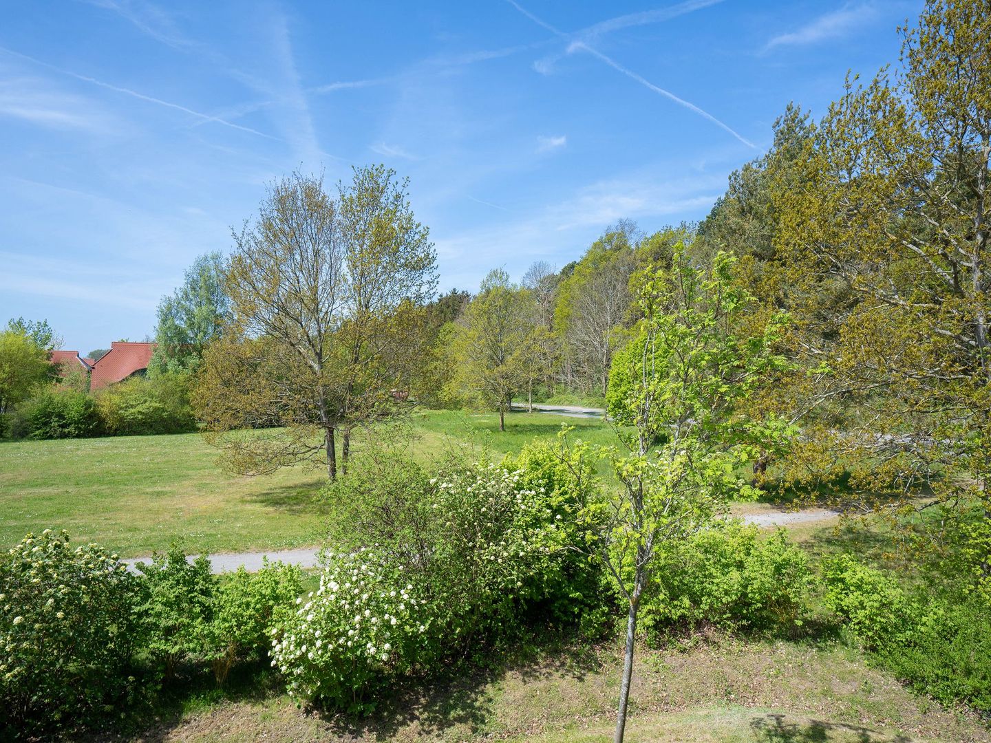 Feriendorf Rugana Gemütliche Komfort Ferienwohnung mit 1 Schlafzimmer (C03) Insel Rügen - Terrasse