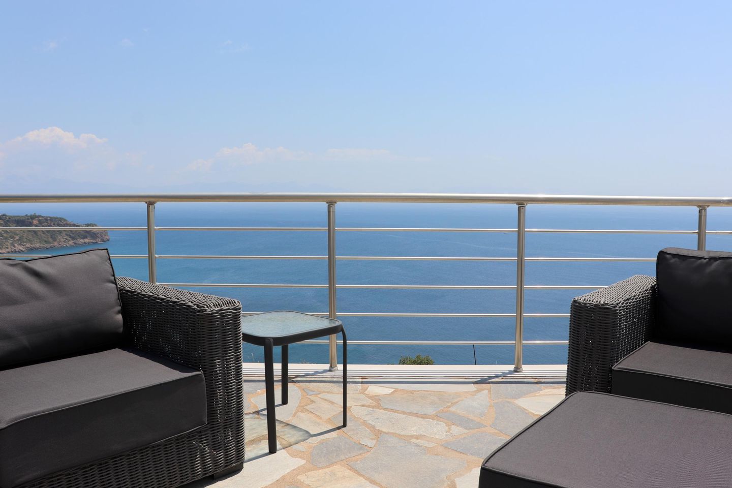 Spektakulärer Blick auf die Messenische Bucht Villa VENETIKO Peloponnes
