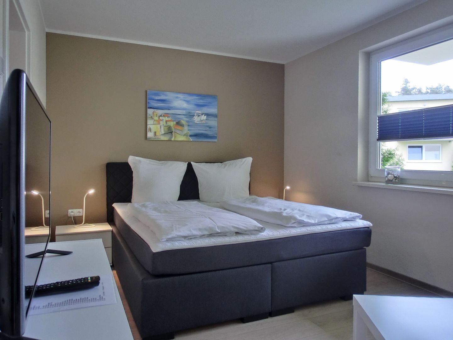  Ferienwohnung KWF 2b OG Graal-Müritz Küstenwald - Schlafzimmer