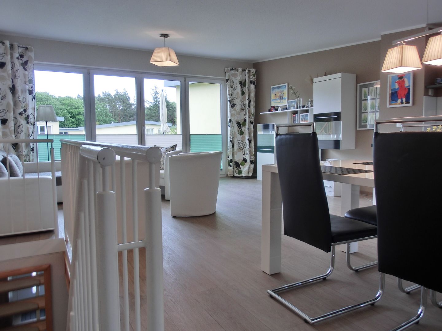  Ferienwohnung KWF 2b OG Graal-Müritz Küstenwald - Wohnzimmer