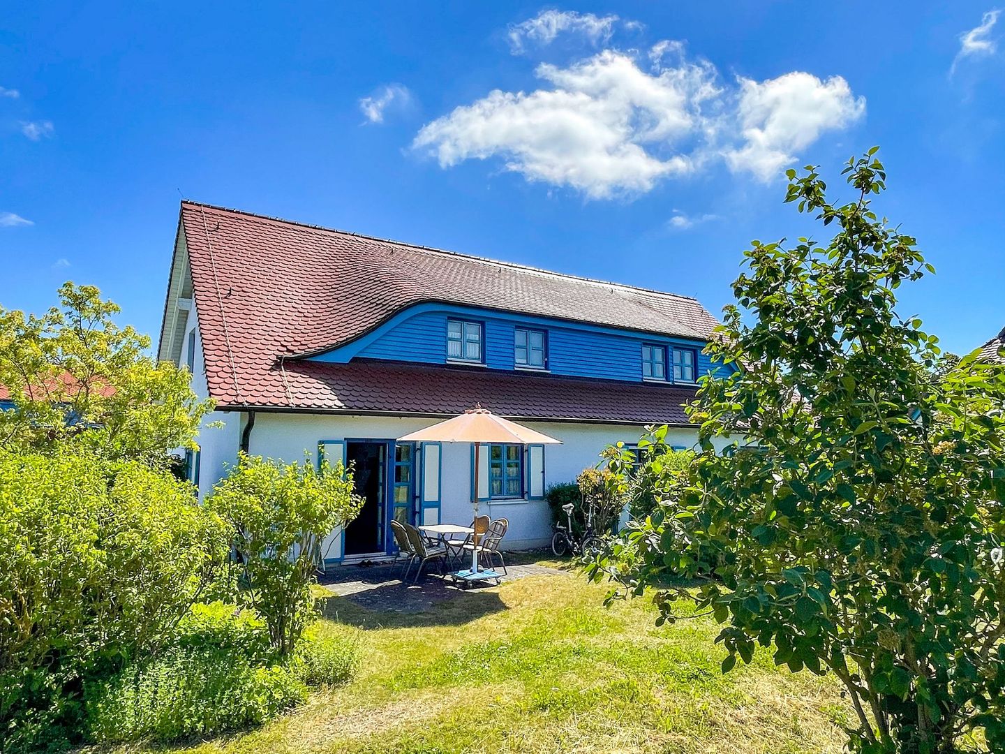 Feriendorf Rugana Komfort Ferienwohnung mit 1 Schlafzimmer und Terrasse (A56) Insel Rügen - Terrasse