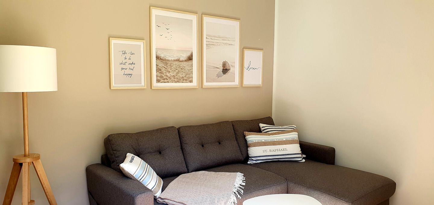  Ferienwohnung KWE 24EG - "meerLiebe" Graal-Müritz Küstenwald - Wohnzimmer