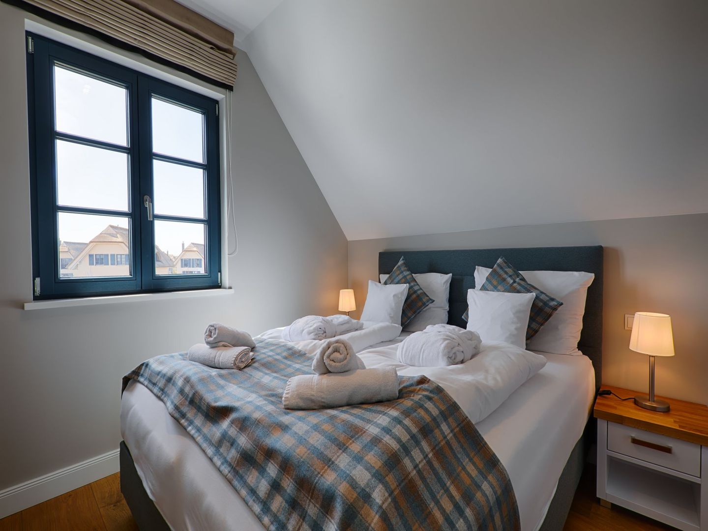 Premium Reetdachvilla mit 3 Schlafzimmern, Sauna und Kamin (F26) - Schlafzimmer