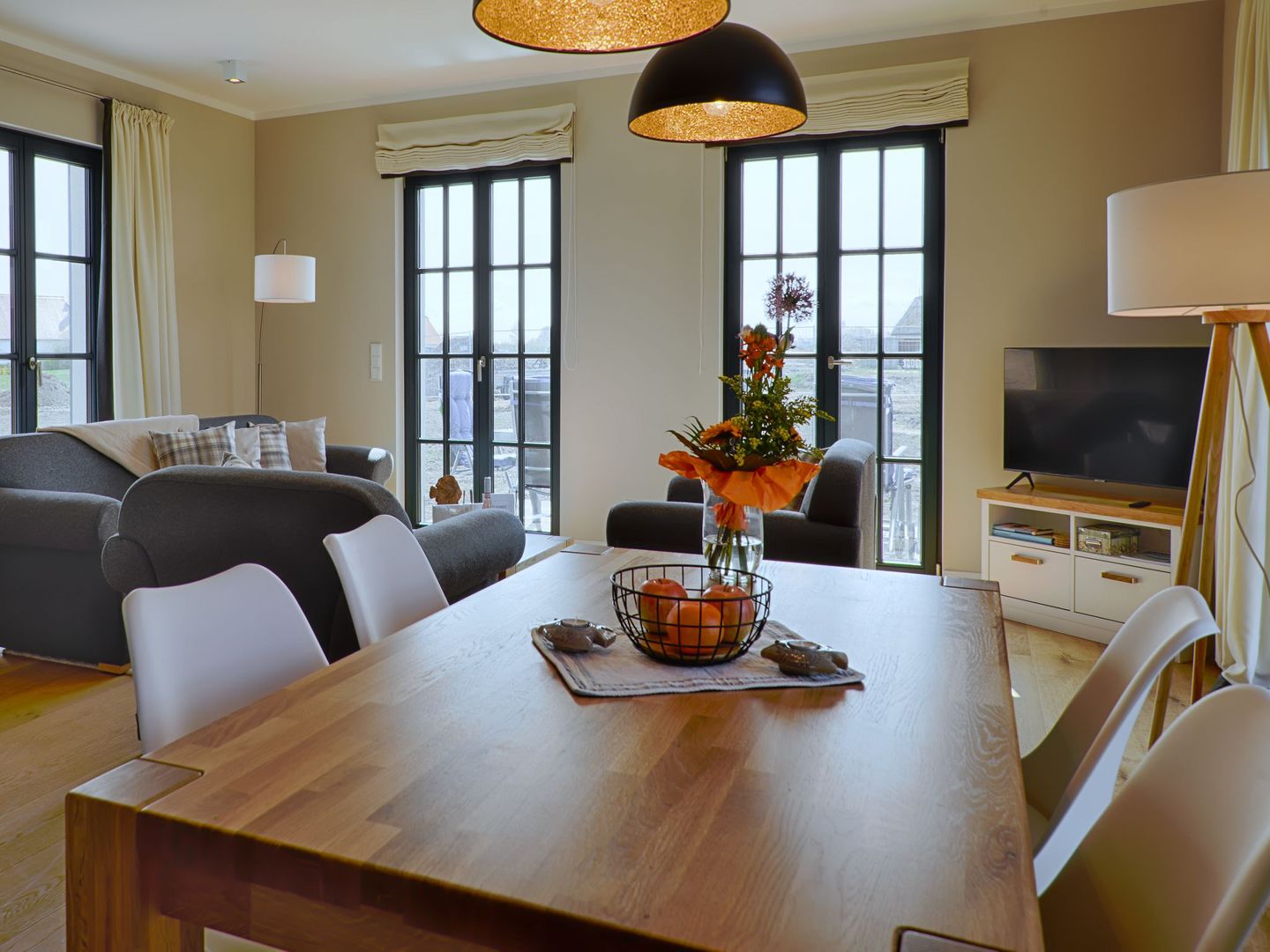 Superior Reetdachvilla mit 2 Schlafzimmern (F24) - Wohnzimmer