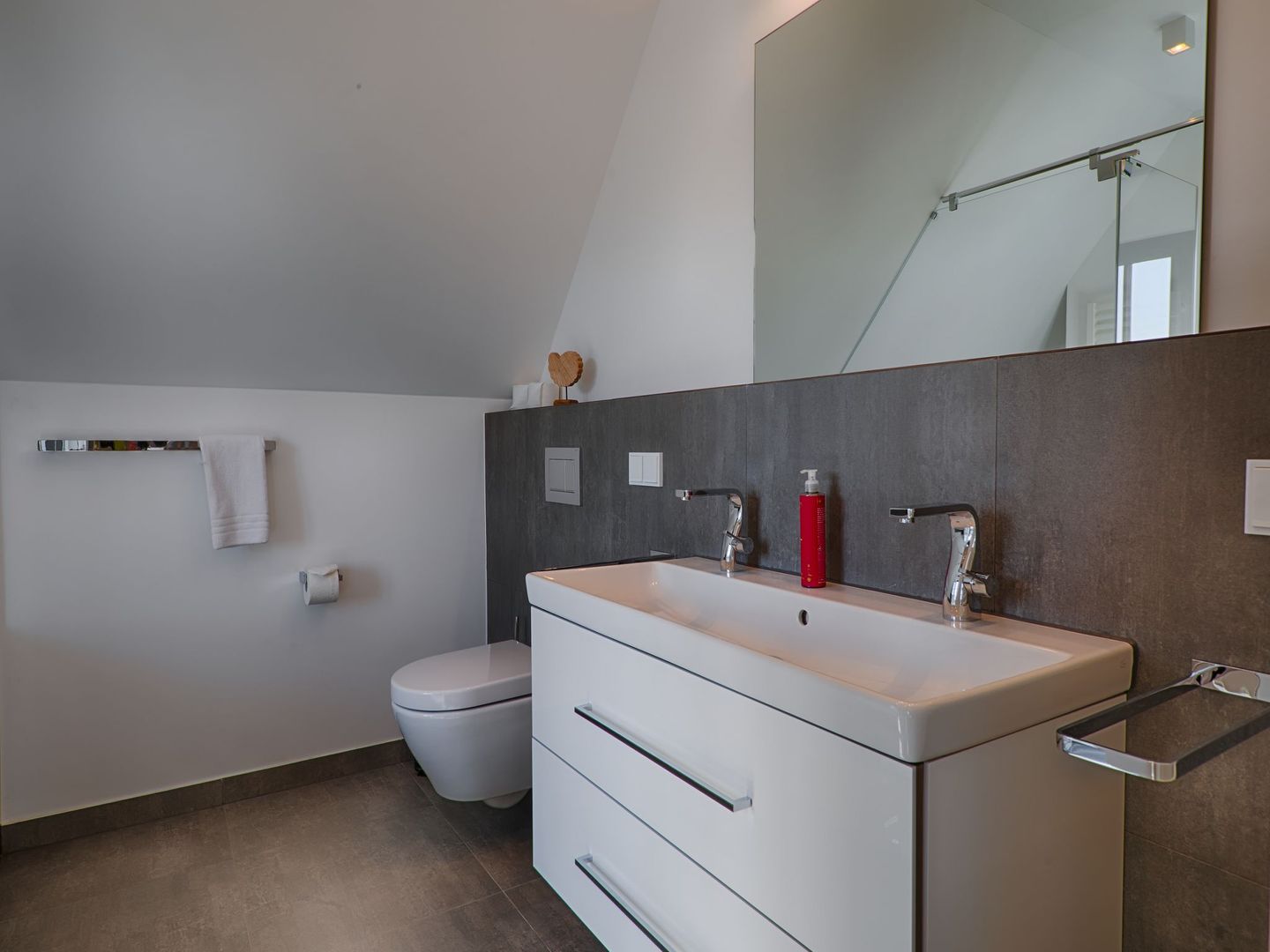 Luxus Reetdachvilla mit 3 Schlafzimmern, Sauna und Kamin (F20) - Badezimmer