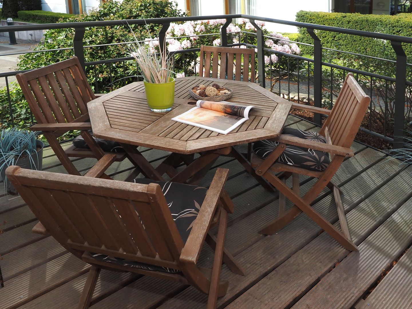 Kaiservillen Heringsdorf Ferienwohnung mit 1 Schlafzimmer und Terrasse (D101) Insel Usedom - Terrasse