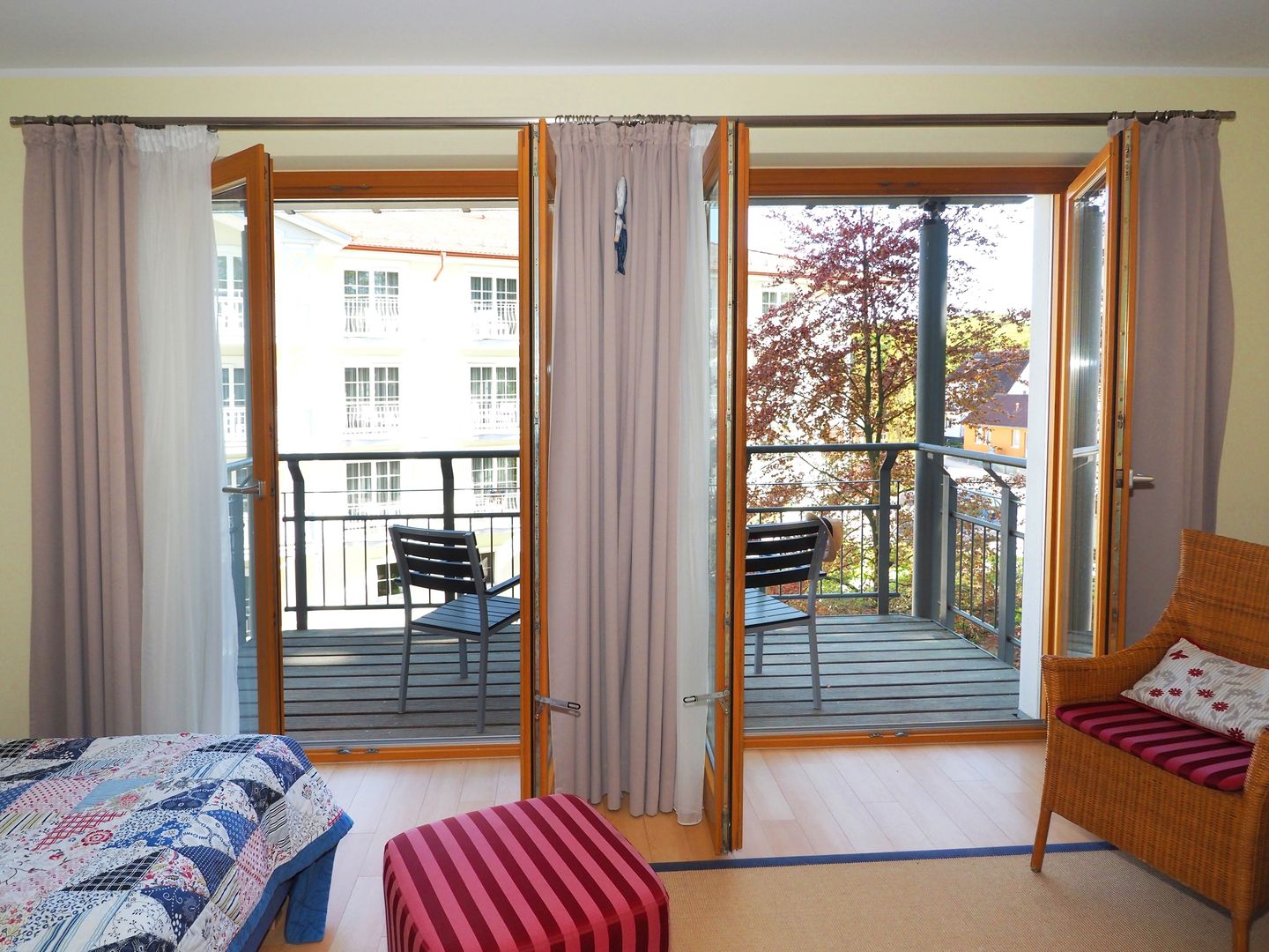 Kaiservillen Heringsdorf 1-Raum-Ferienwohnung mit Balkon (D123) Insel Usedom - Balkon