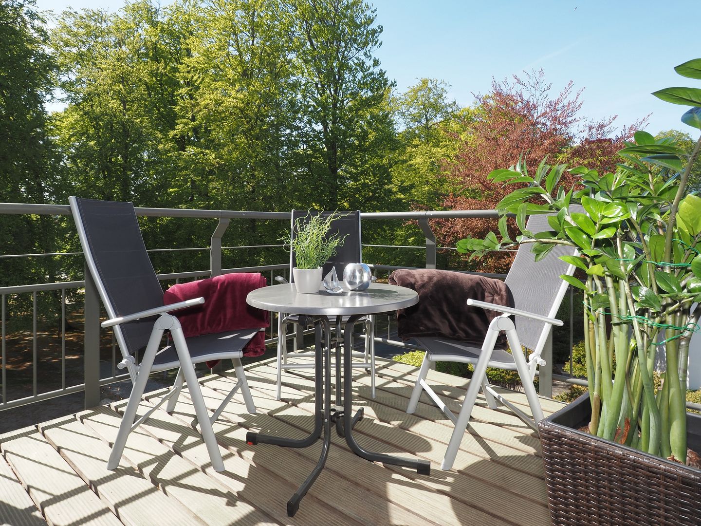 Kaiservillen Heringsdorf Ferienwohnung mit 1 Schlafzimmer und Balkon (D125) Insel Usedom - Balkon