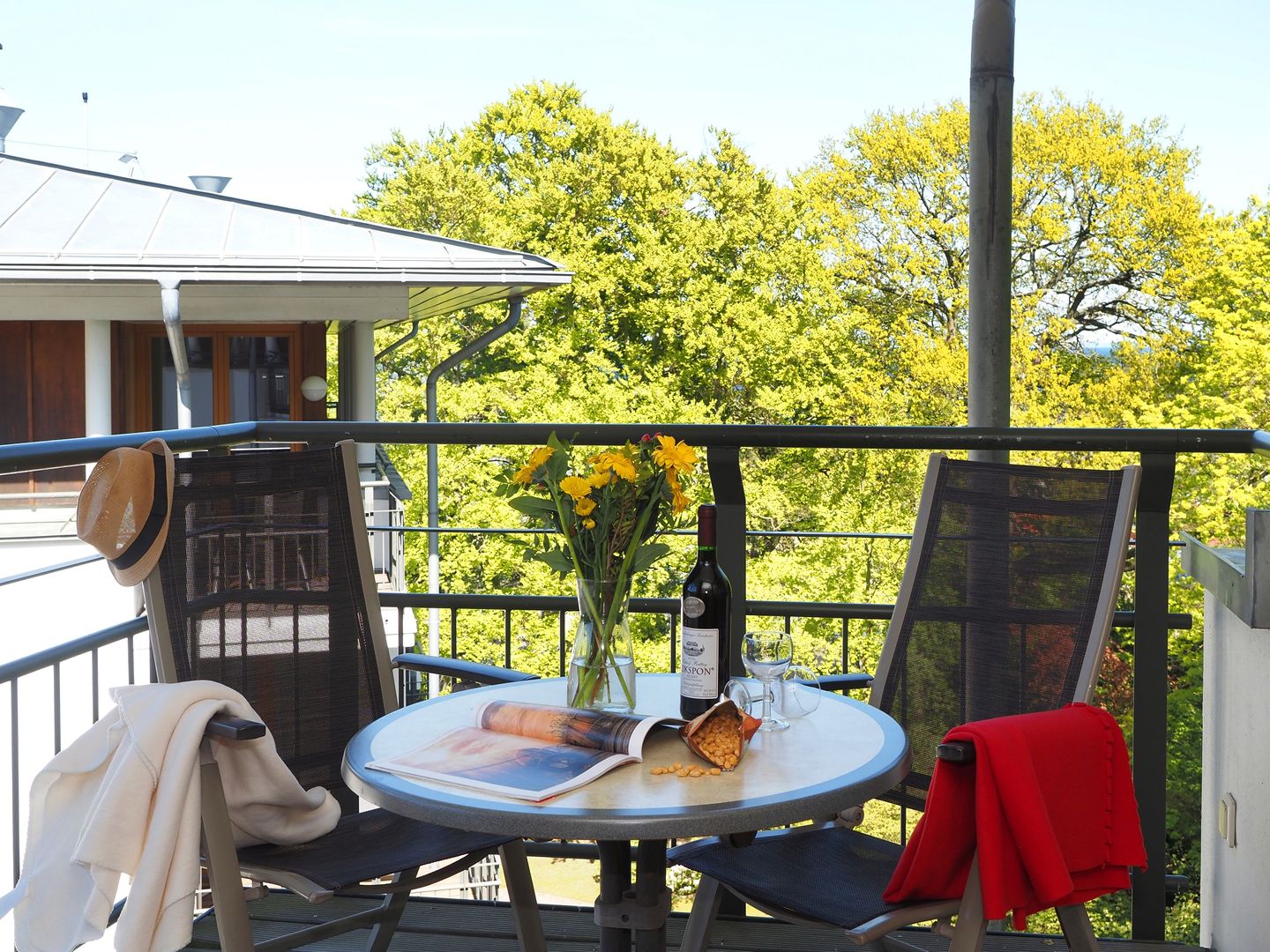 Kaiservillen Heringsdorf Ferienwohnung mit 1 Schlafzimmer und Balkon (D131) Insel Usedom - Balkon