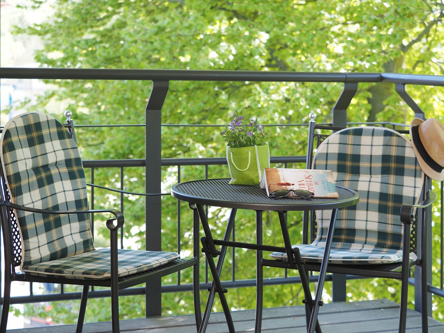 Kaiservillen Heringsdorf Ferienwohnung mit 1 Schlafzimmer und Balkon (D133) Insel Usedom - Balkon