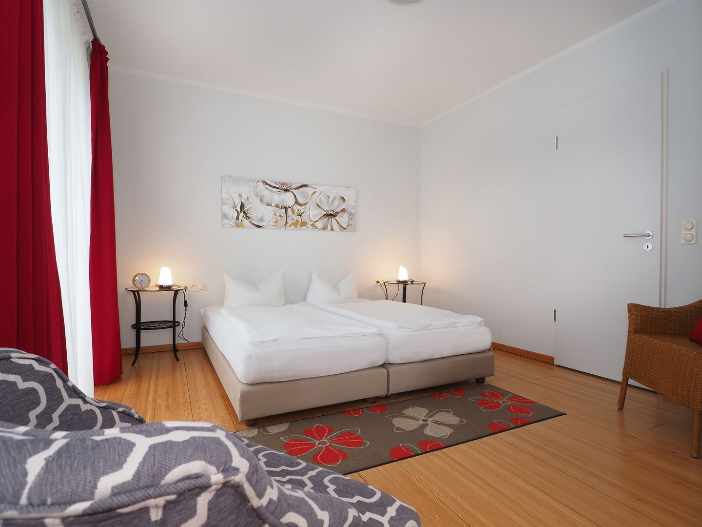 Kaiservillen Heringsdorf Ferienwohnung mit 1 Schlafzimmer und Terrasse (D201) Insel Usedom - Schlafzimmer