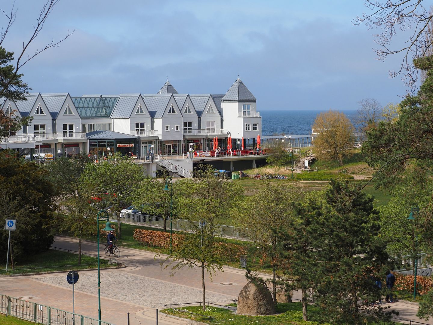 Kaiservillen Heringsdorf Ferienwohnung mit 2 Schlafzimmern und Balkon (D212) Insel Usedom - Balkon