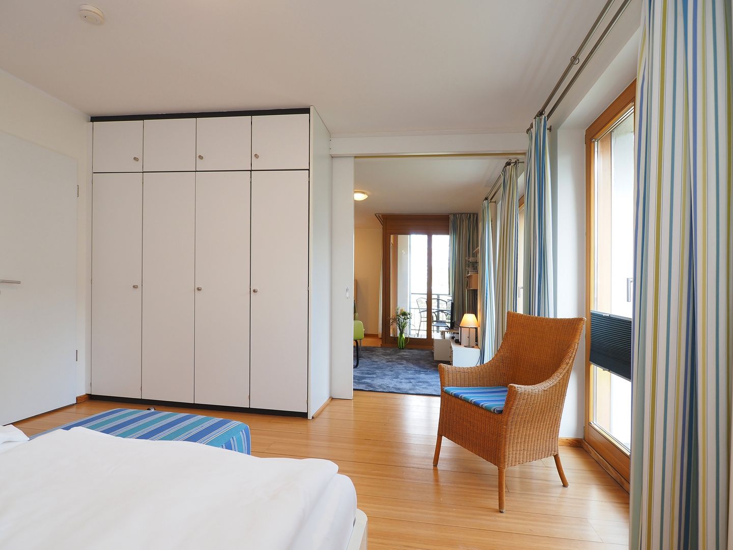 Kaiservillen Heringsdorf Ferienwohnung mit 2 Schlafzimmern und Balkon (D213) Insel Usedom - Schlafzimmer