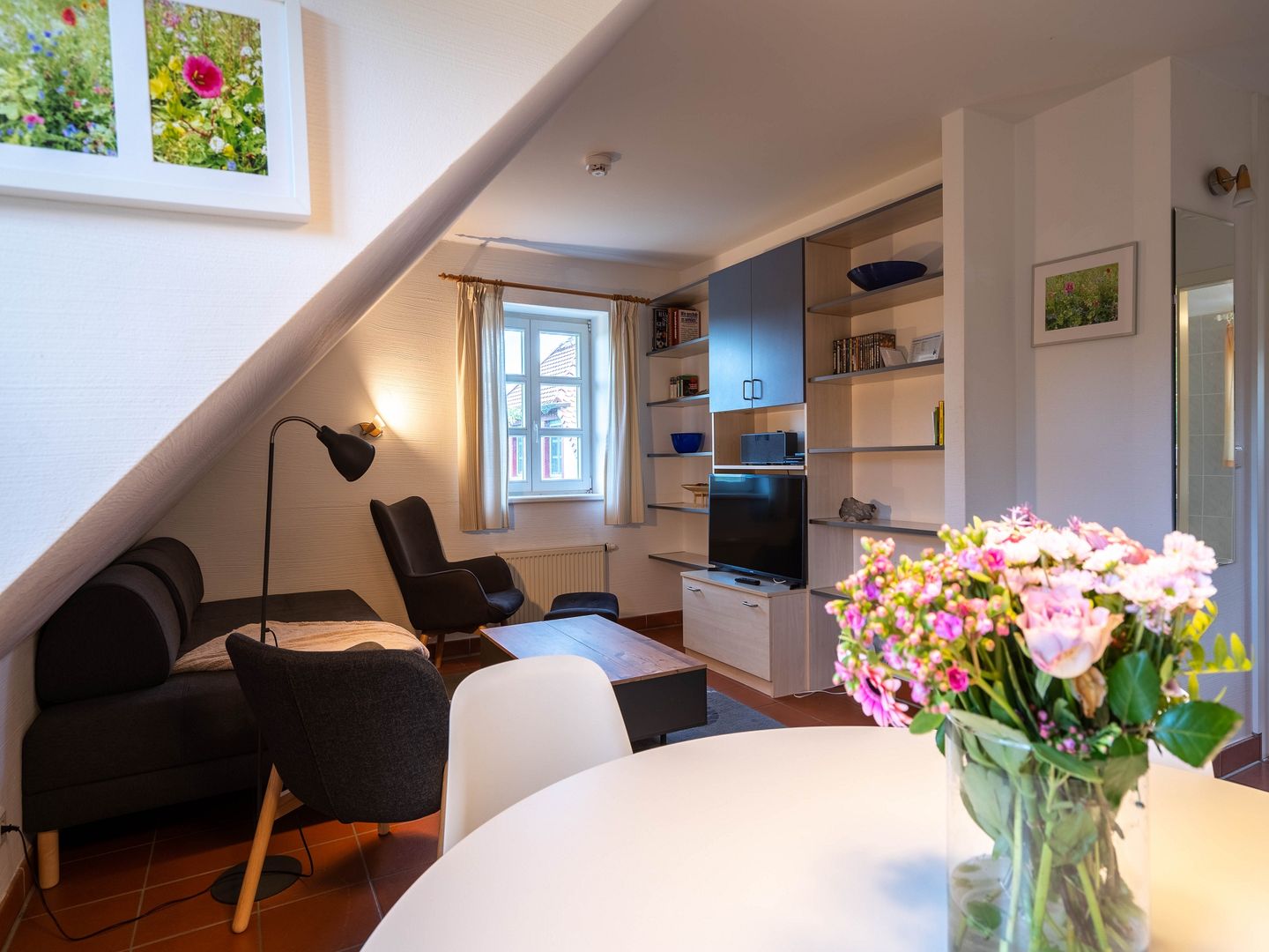 Feriendorf Rugana Komfort Ferienwohnung mit 1 Schlafzimmer (B08) Insel Rügen - Wohnzimmer