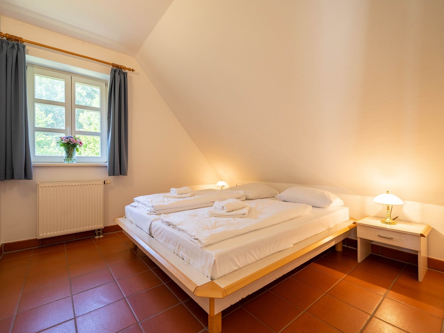 Feriendorf Rugana Klassik Ferienwohnung mit 1 Schlafzimmer (B21) Insel Rügen - Schlafzimmer
