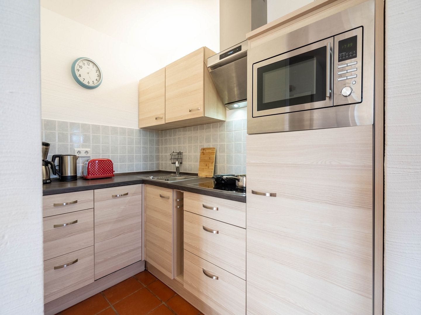 Feriendorf Rugana Moderne Komfort Ferienwohnung mit 1 Schlafzimmer (C02) Insel Rügen - Küche / Küchenzeile