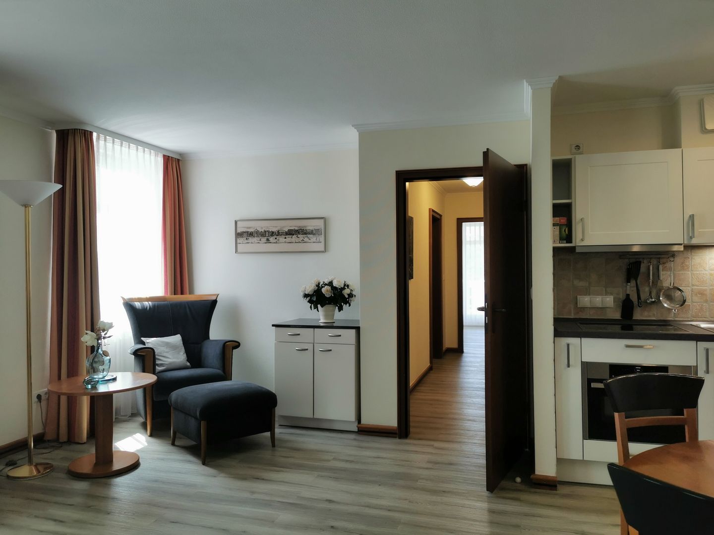 Strandvillen Binz Ferienwohnung mit Meerblick, 2 Schlafzimmern und Balkon (SV/761) Insel Rügen - Wohnzimmer