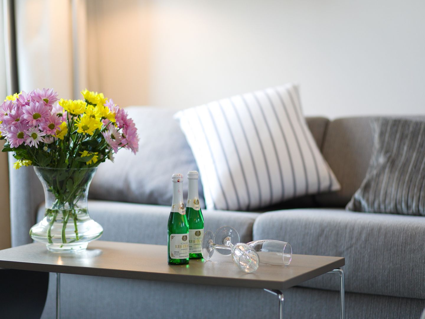 Dünenresidenz Prora Ferienwohnung mit Meerblick, 3 Schlafzimmern und Balkon (NP/406) Insel Rügen - Wohnzimmer