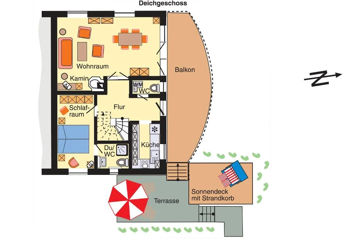 Ferienwohnanlage Dünenhof DÜNENHOF Whg. D-04 Ostseebad Wustrow - 