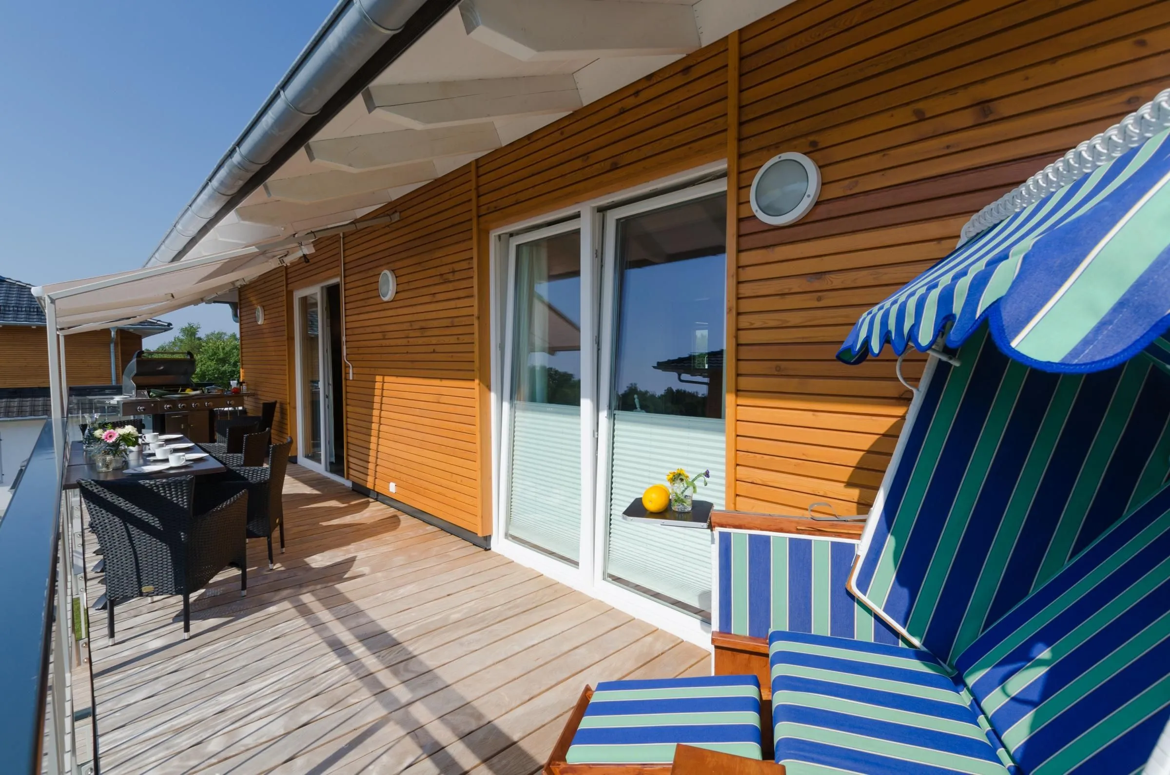 Apartementanlage Käpt'n Brass Penthouse STRANDMÖWE Ostseebad Dierhagen - 