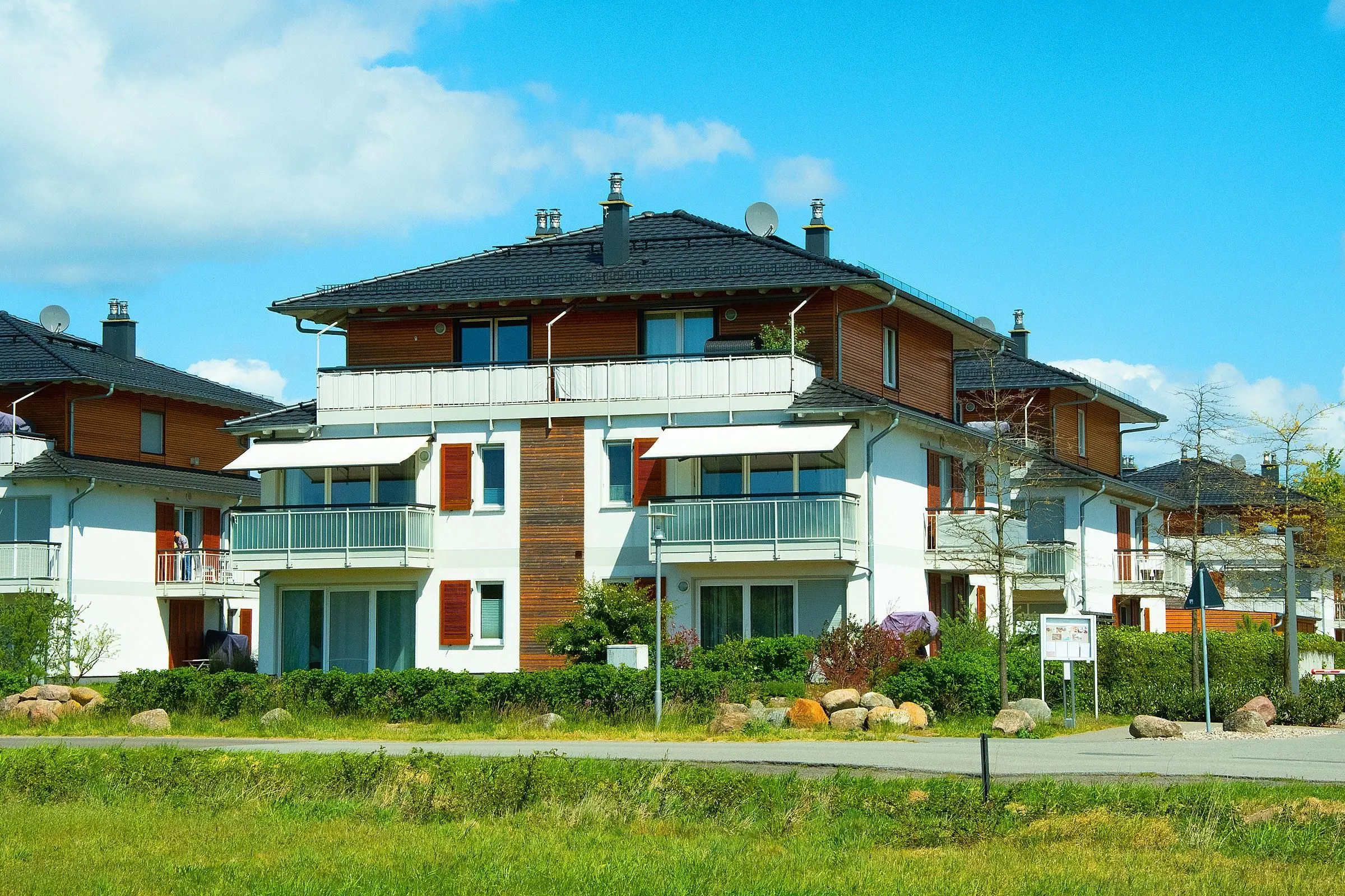 Apartementanlage Käpt'n Brass FeWo SEEWIESE Ostseebad Dierhagen - 