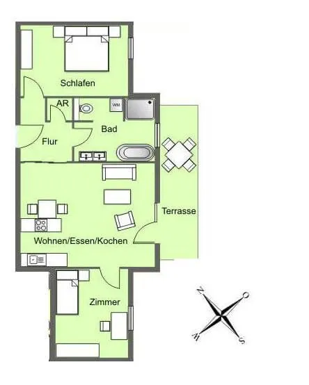 Ferienwohnanlage Sonnenseite Ferienwohnung Seebrücke Wustrow Ostseebad Wustrow - 