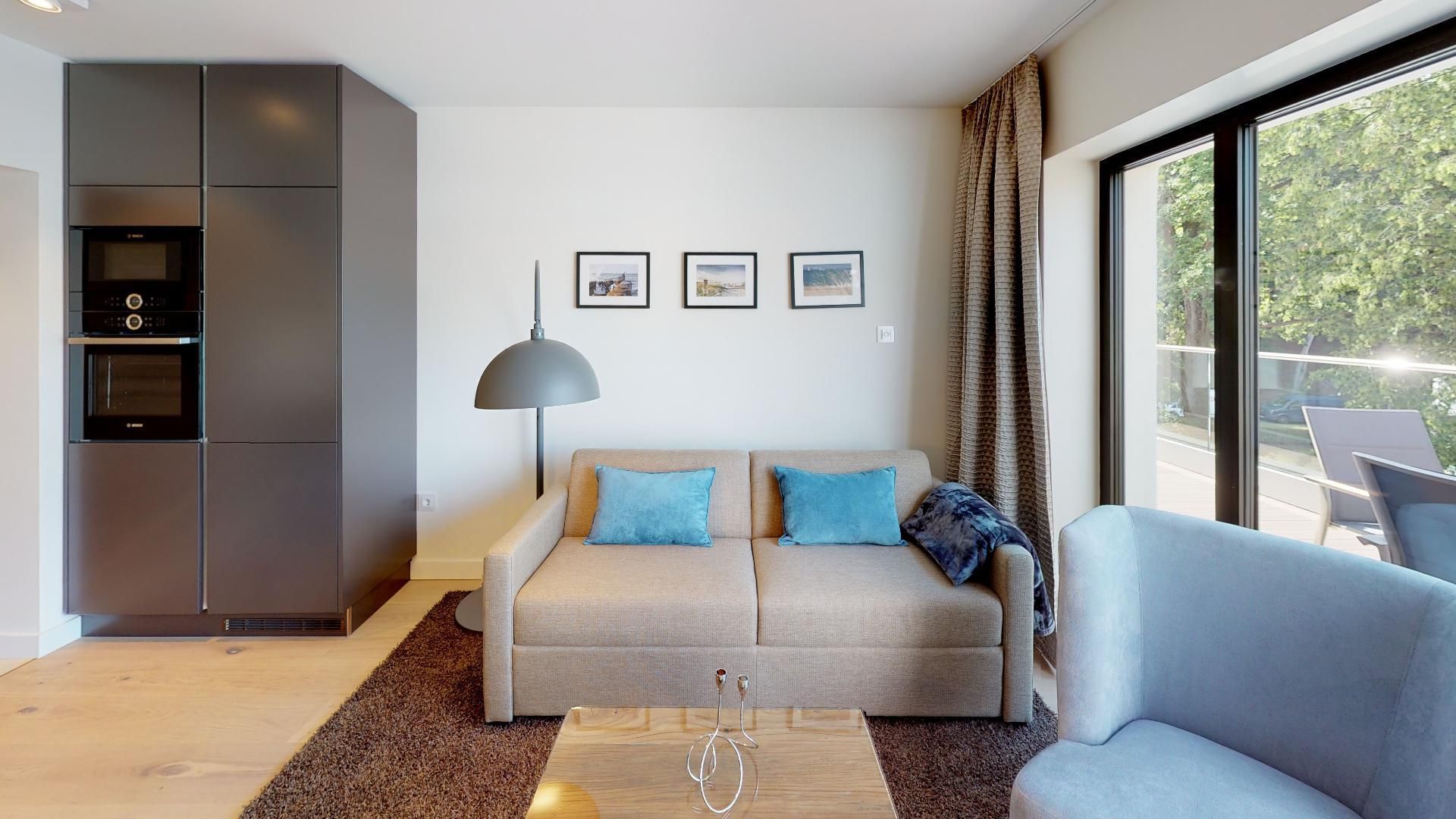 Strandnahe, luxuriöse Ferienwohnung mit Balkon & Sauna - Hundefreundlich