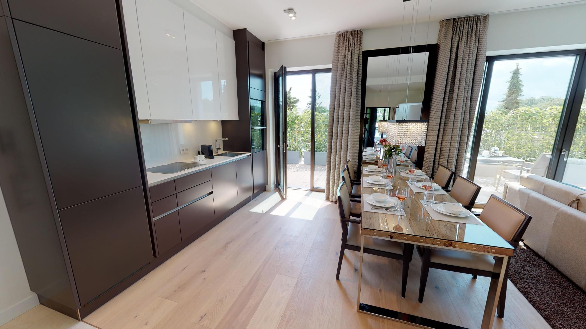 Luxus Ferienpenthouse mit Sauna und Balkon und Sauna in Strandlage