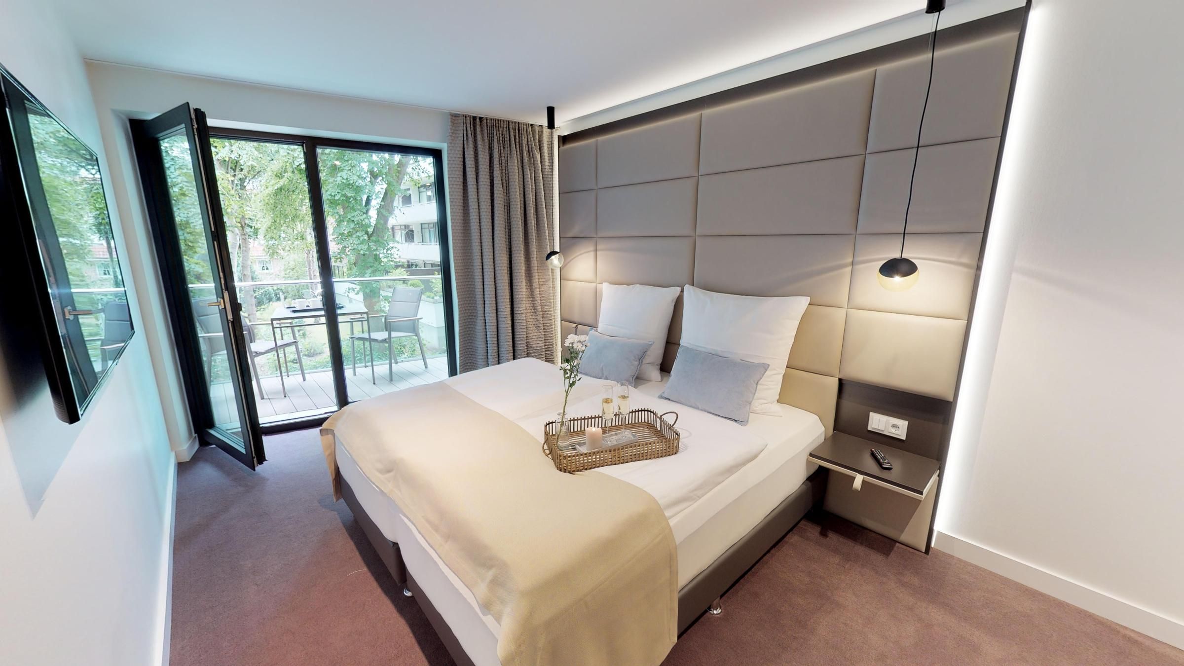 Exklusiv wohnen, nur Minuten vom Meer entfernt mit Balkon & eigener Sauna