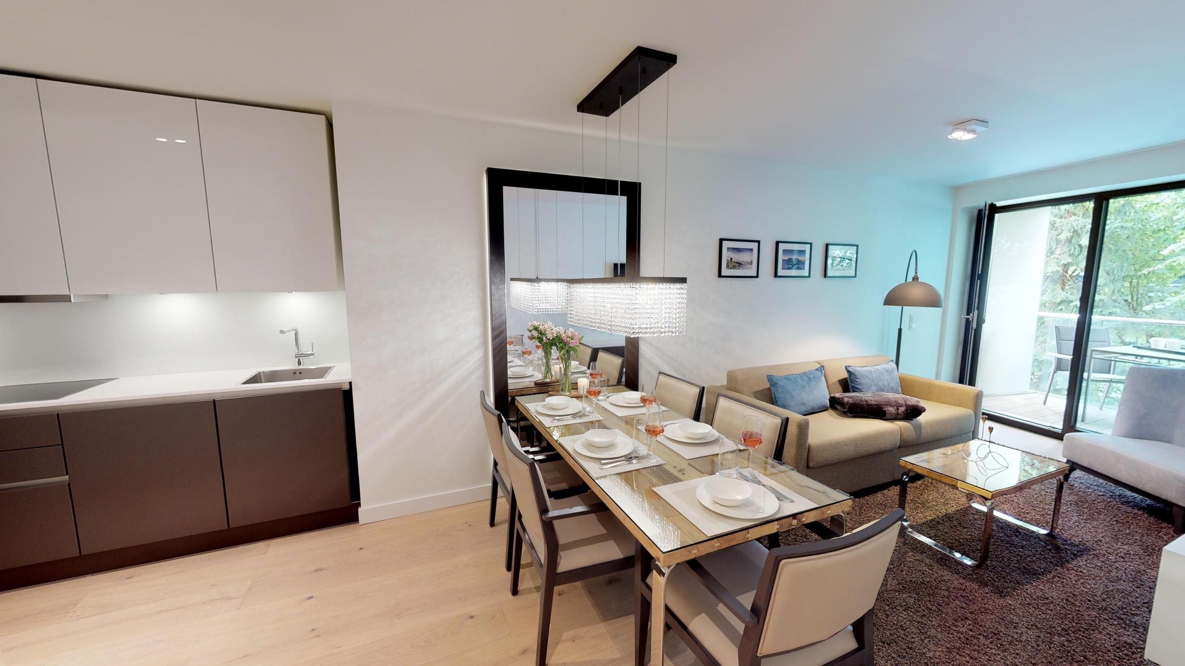 Exklusiv wohnen, nur Minuten vom Meer entfernt mit Balkon & eigener Sauna