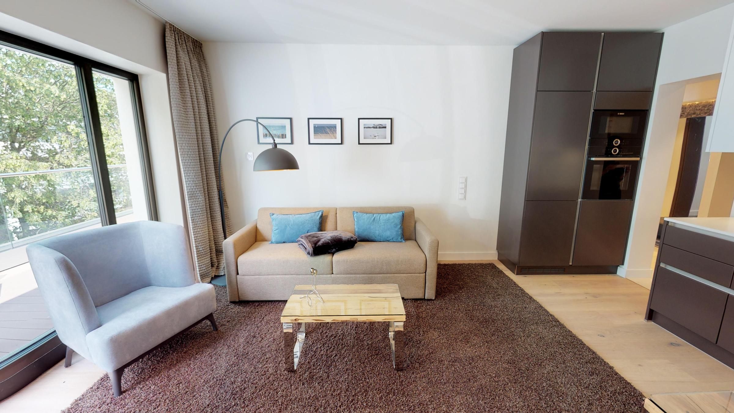 Luxus Ferienwohnung mit Balkon & Sauna - Hundefreundlich & strandnah