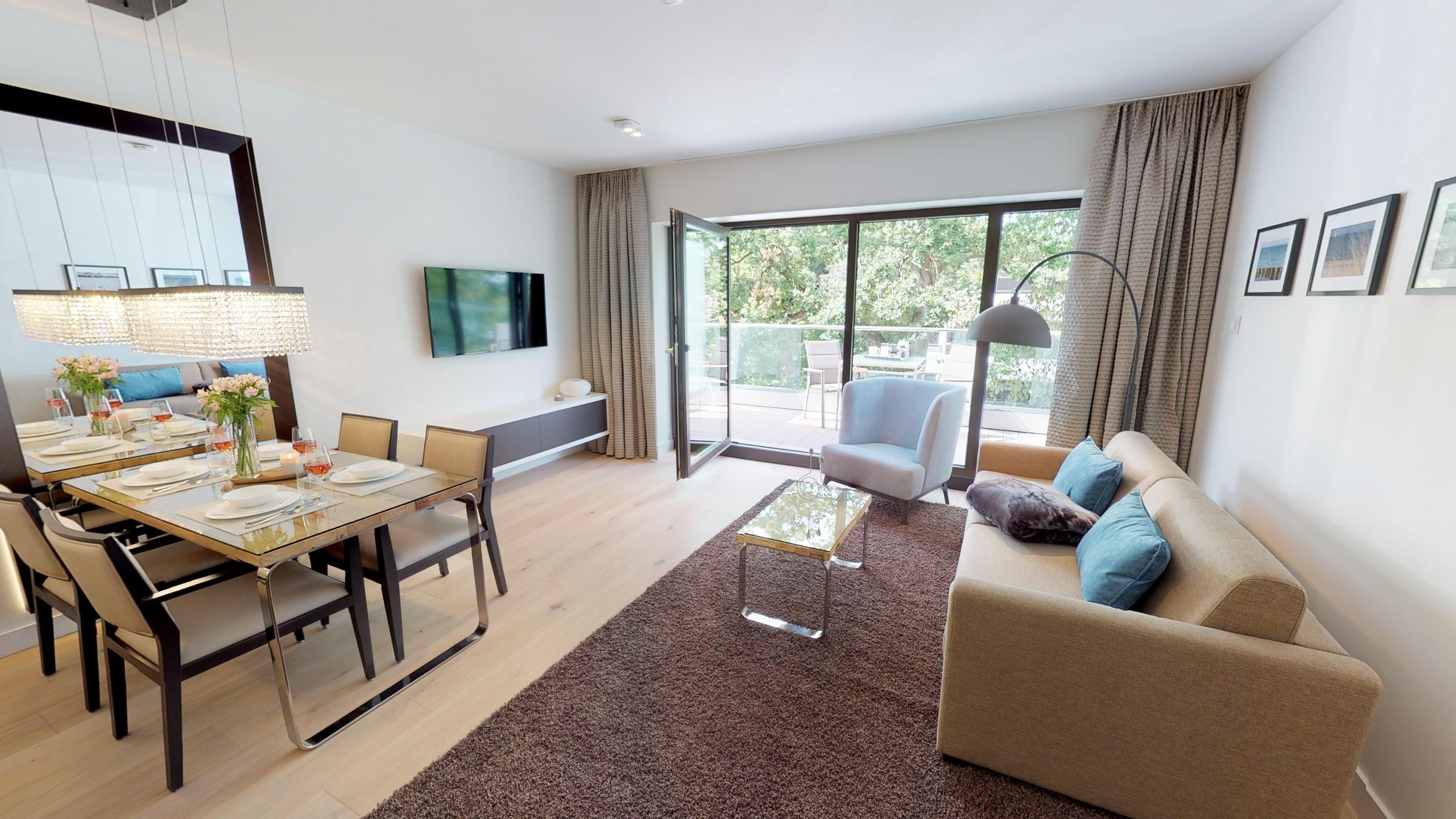 Luxus Ferienwohnung mit Balkon & Sauna - Hundefreundlich & strandnah