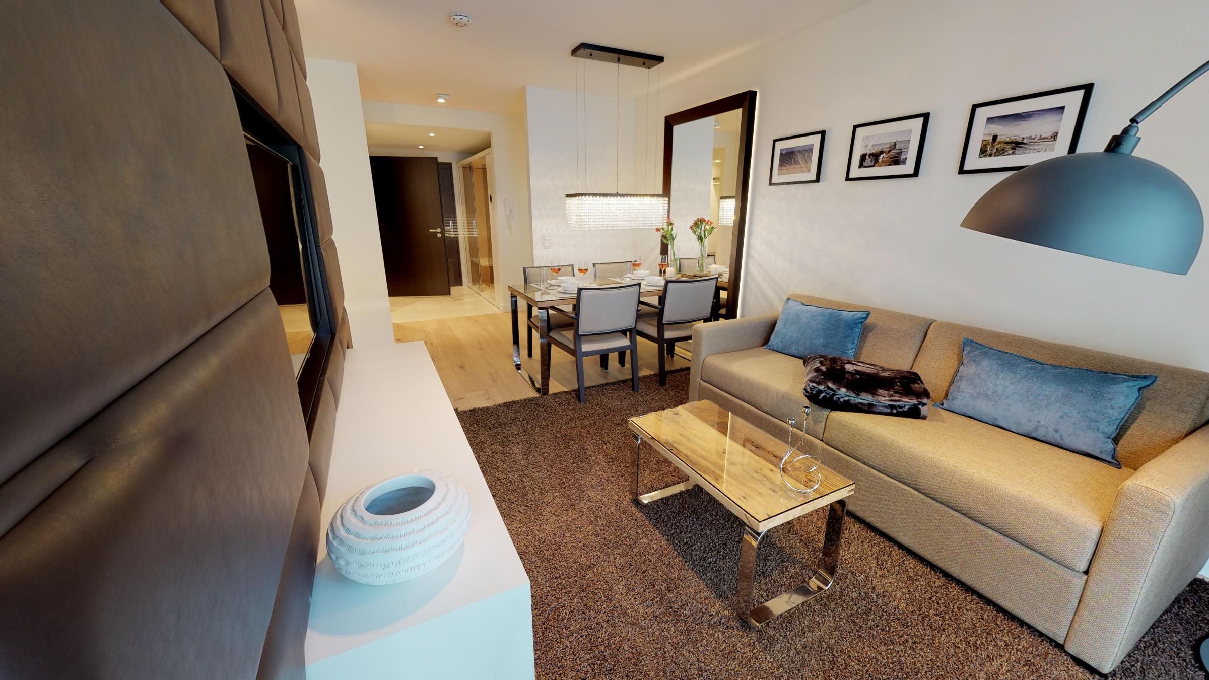 Luxus Apartment mit Sauna, Balkon und Strandnah