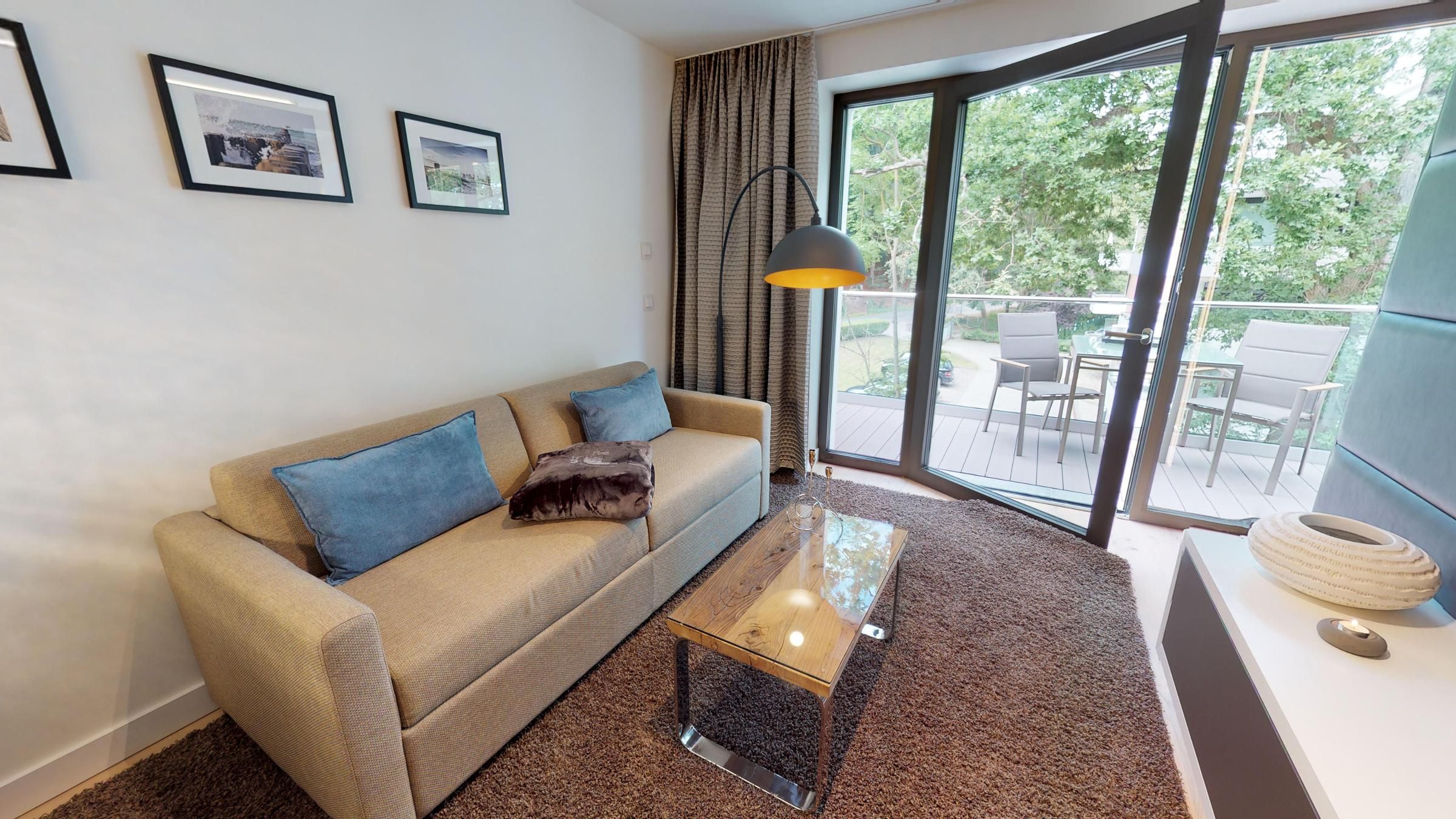 Luxus Apartment mit Sauna, Balkon und Strandnah