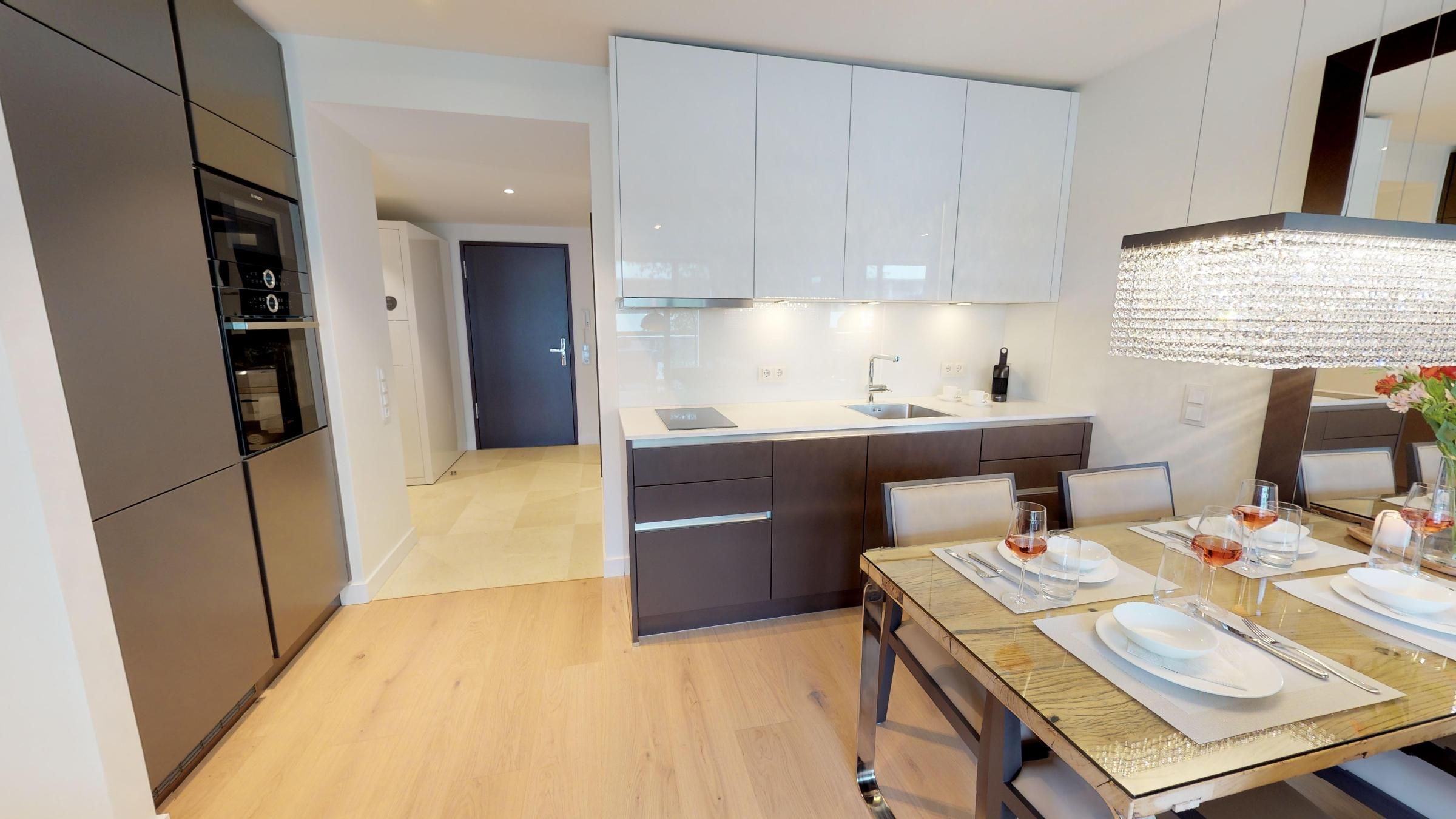 Luxuriöse Ferienwohnung mit Sauna und Balkon in strandnaher Lage