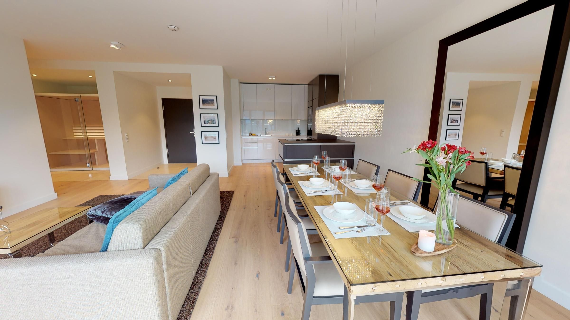 Luxus und Strandnah-Ferienapartment mit Balkon & Sauna in Timmendorfer Strand