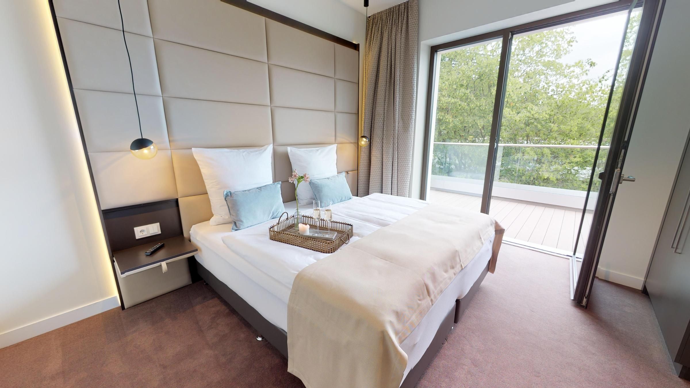 Luxus Penthouse in bester Lage von Timmendorfer Strand mit Balkon und Sauna