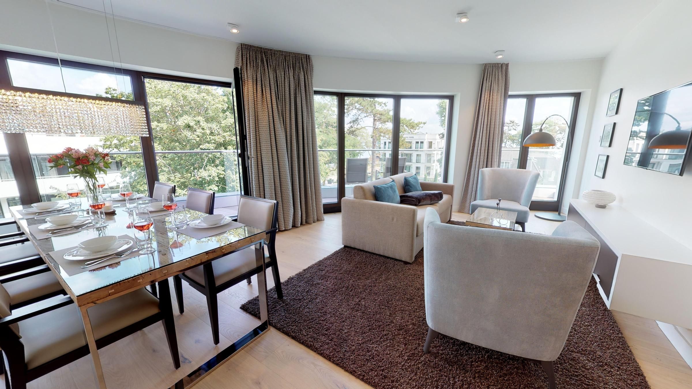 Luxuriöse Ferienwohnung mit Sauna und Balkon - strandnah an der Ostsee!