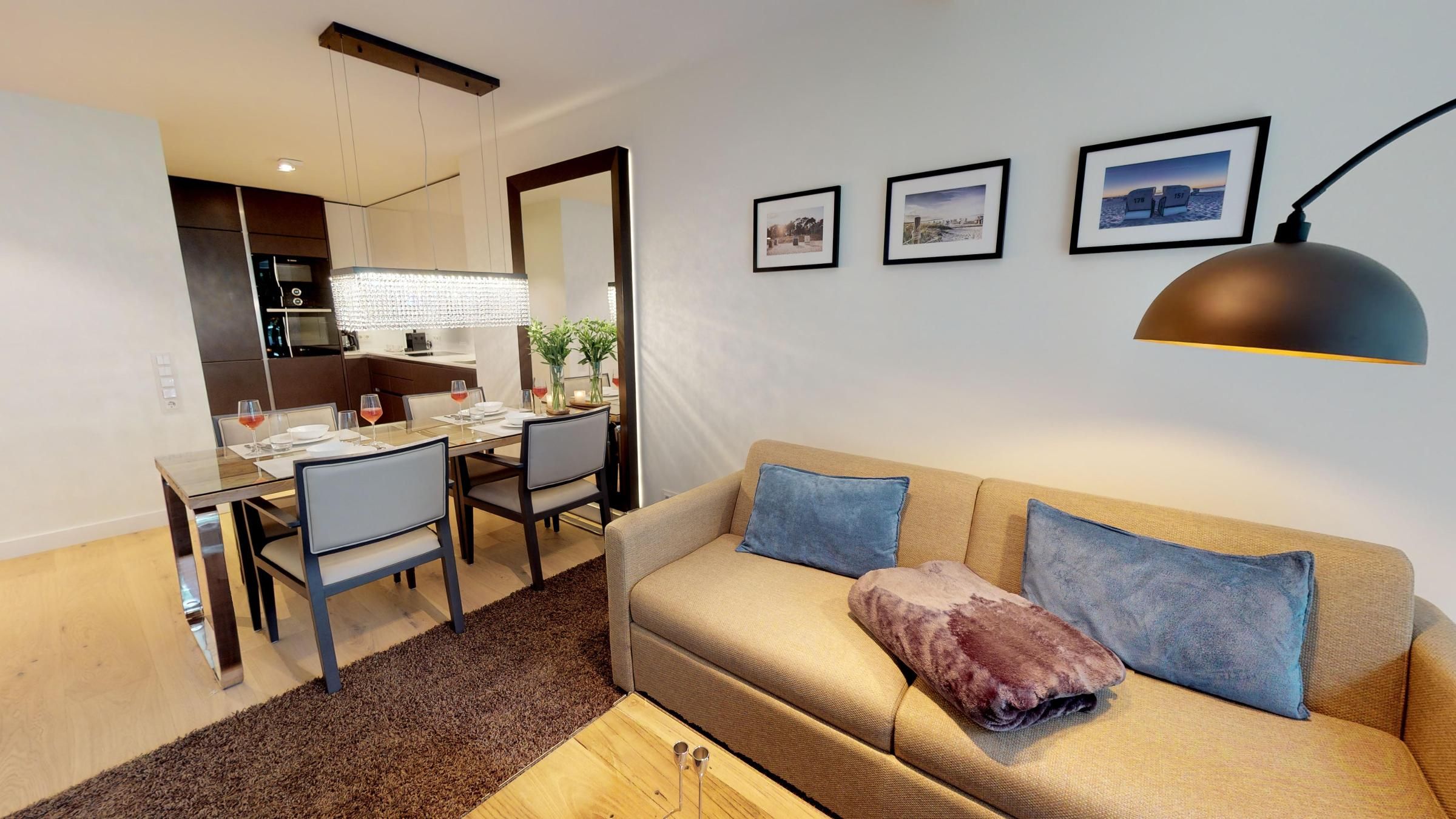 Luxus, Haustierfreundlich & Strandnah - Ferienapartment mit Balkon & Sauna in Timmendorfer Strand