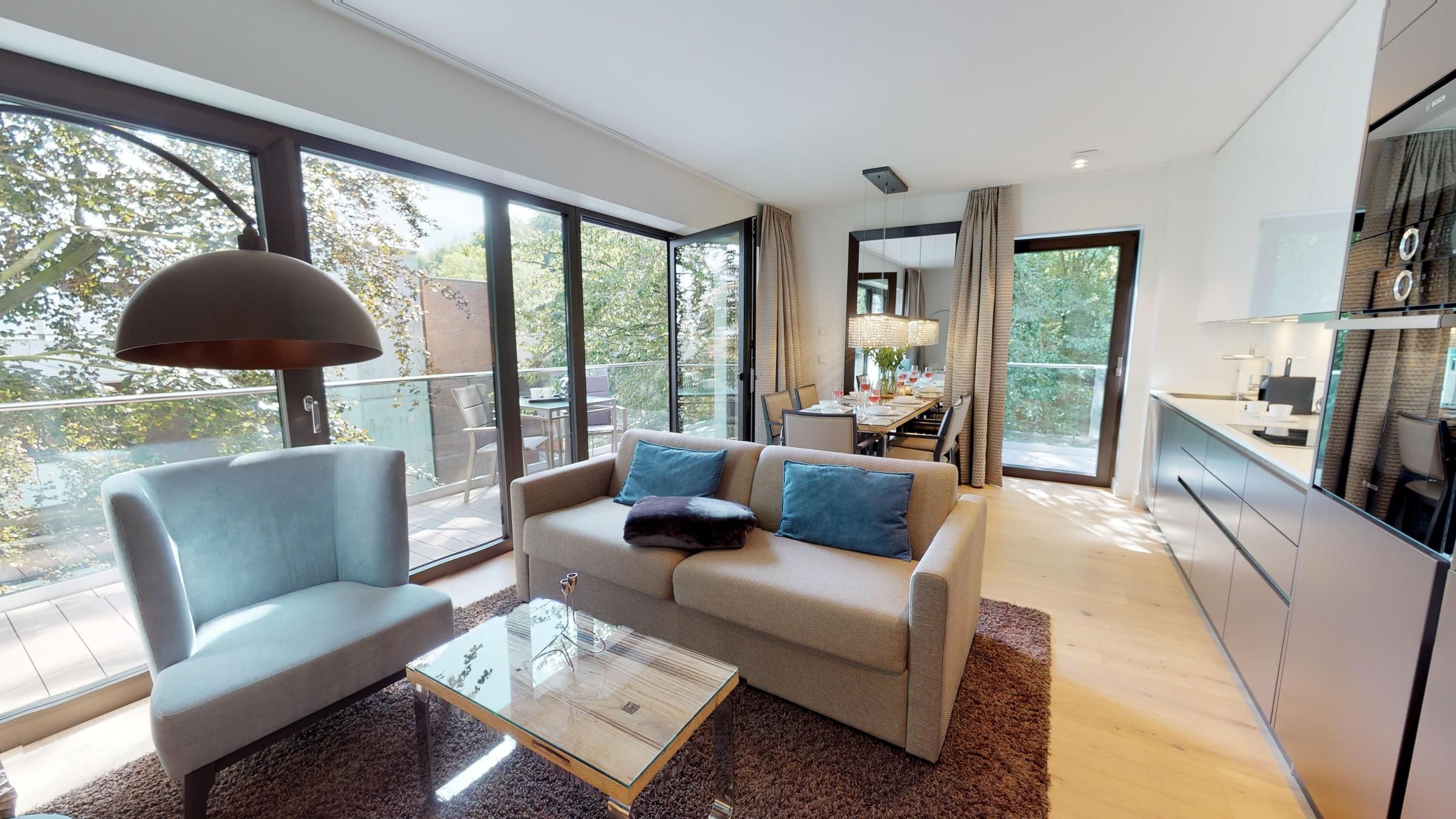 Luxus und Strandnah-Ferienapartment mit Balkon & Sauna in Timmendorfer Strand